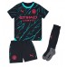 Manchester City Erling Haaland #9 Koszulka Trzecich Dziecięca 2023-24 Krótki Rękaw (+ Krótkie spodenki)